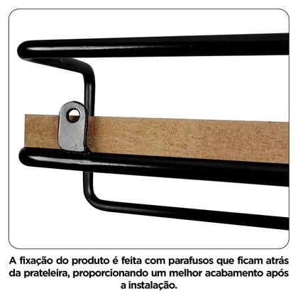 Imagem de Porta Toalha com Prateleira Accadia