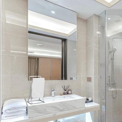 Imagem de Porta Toalha De Bancada Pia Lavabo Retangular Duplo Cromado Arthi