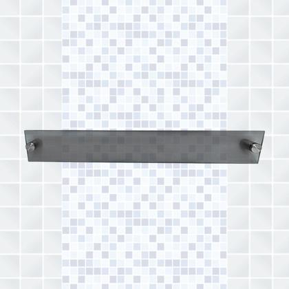 Imagem de Porta Toalha de Banho em Vidro Fumê 60 cm