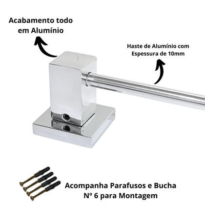 Imagem de Porta Toalha de Banho Grécia Luxo Polido