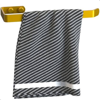 Imagem de Porta Toalha De Rosto Para Banheiro Dourado Plus