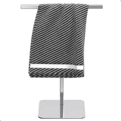 Imagem de Porta Toalha Lavabo Inox de Bancada Suporte Toalha Nice