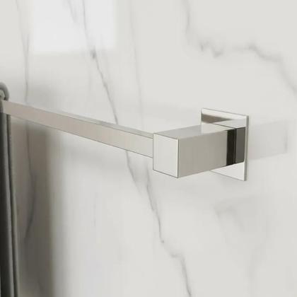 Imagem de Porta Toalha Toalheiro De Banheiro Lavabo 60cm Aço Inox 304 Q-T60