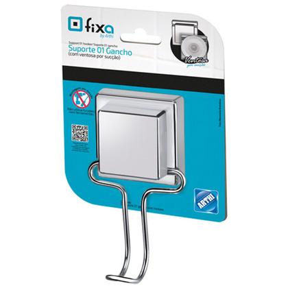 Imagem de Porta toalha toalheiro gancho com ventosa fixa sem furo