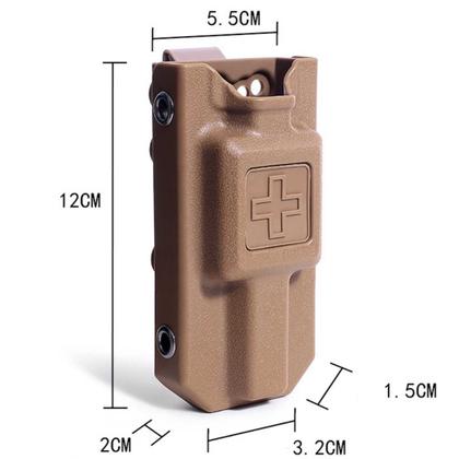 Imagem de Porta Torniquete Rígido Tático Polímero Modular Cinto APH Militar Kit Primeiros Socorros