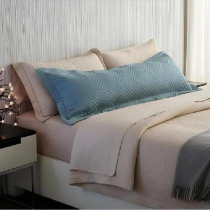 Imagem de Porta travesseiro King 90 cm Matelado Com Zíper 180 Fios