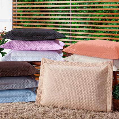 Imagem de Porta Travesseiro Matelado com Aba Americana