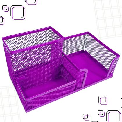 Imagem de Porta Treco com 3 Partes para Escritório Roxo