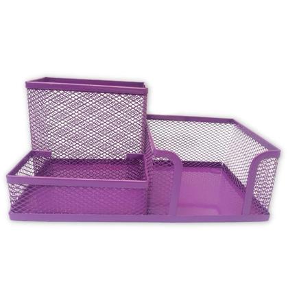 Imagem de Porta Treco Com 3 Partes Para Escritório Roxo