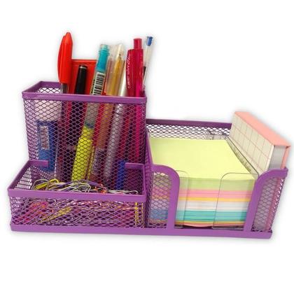 Imagem de Porta Treco Com 3 Partes Para Escritório Roxo