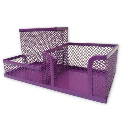 Imagem de Porta Treco Com 3 Partes Para Escritório Roxo