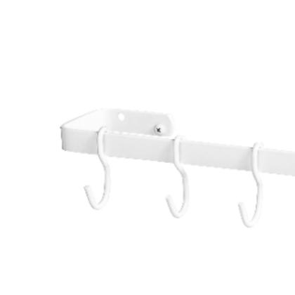 Imagem de Porta Utensílios E Talheres  Parede 1.20mt 20 Ganchos Branco