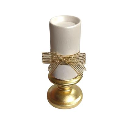 Imagem de Porta Vela Castical Natal Natalina Formato Vela 2 peças - Decore Casa