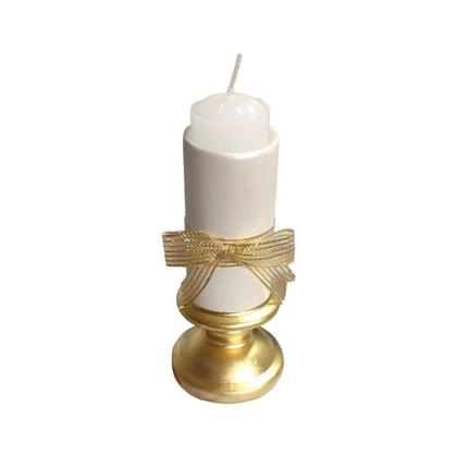 Imagem de Porta Vela Castical Natal Natalina Formato Vela 2 peças - Decore Casa