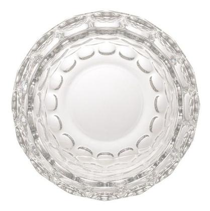 Imagem de Porta Vela Redondo De Cristal Bolhas 11 X 9cm Lyor