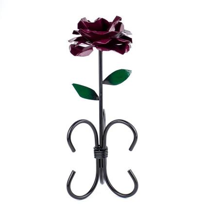 Imagem de Porta Velas Votiva E Palito Rosa Metal 30Cm - Escolha A Cor