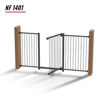 Imagem de Portão Multigrade Preto Divisor Ambiente 70Cm/140Cm - Nf1401