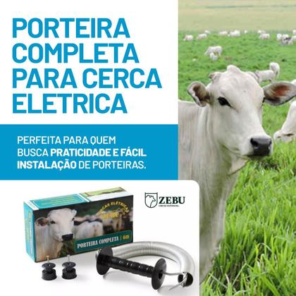 Imagem de Porteira completa para cerca eletrica zebu 4 mts zebu 59-0