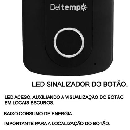 Imagem de Porteiro Eletrônico Interfone Inviolável Beltempo Bt700