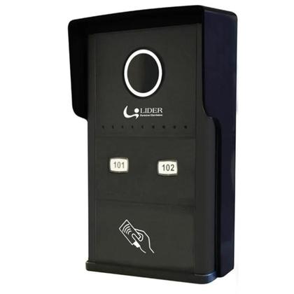 Imagem de Porteiro Interfone Coletivo Líder Smart 2 Pontos  Segurança com Acesso por RFID