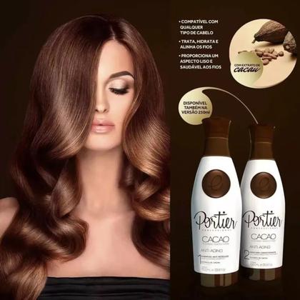 Imagem de Portier Cacaozinha 2x250ml - Tratamento Shampoo e Mascara