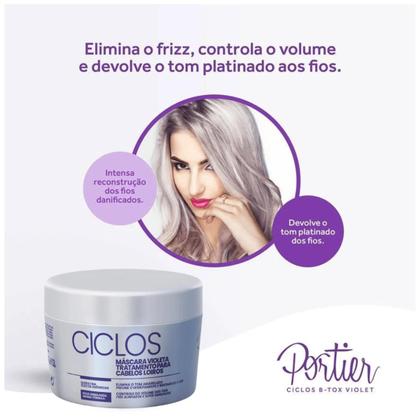 Imagem de Portier Ciclos B-tox Violet Máscara Matizadora 250g Original!