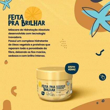 Imagem de Portier Feita para brilhar - Máscara de Hidratação Absoluta 250g Original!