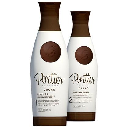 Imagem de Portier - Kit 03 Progressiva Cacao Thermo Smoothing Litro