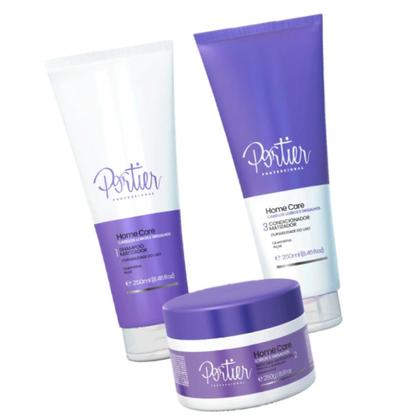 Imagem de Portier Kit Home Care Matizador Sh+Cond+Masc 3x250ml