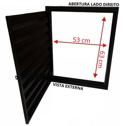 Imagem de Portinhola Porta Alçapão Em Aço Resistente Laminado Preto Abrigo Acesso Telhado Laje Sótão Água Luz