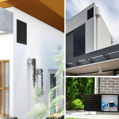 Imagem de Portinhola Porta Alçapão Preto Abrigo 70x60 De Aço Laminado Resistente Para Telhado Laje Água Luz Sótão