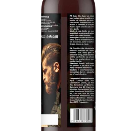 Imagem de Pós Barba Felps Men Poker Barba E Cabelo 240g