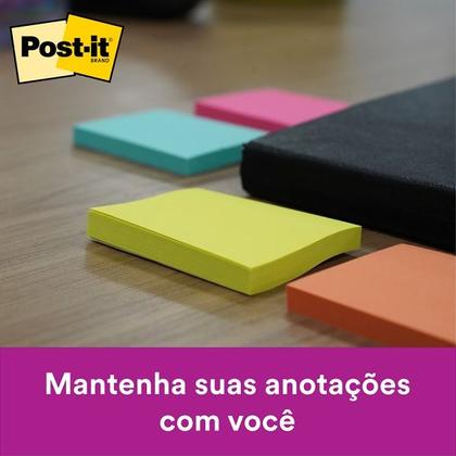 Imagem de POST-IT 653 Tropical 4 Cores 4 Blocos de 50 Folhas Cada 50MM X 38MM 3M
