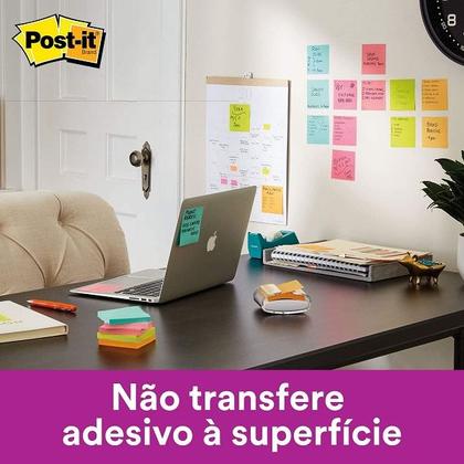 Imagem de POST-IT Refil 76 MM X 76 MM 4 Blocos 100 Folhas Cada 3M