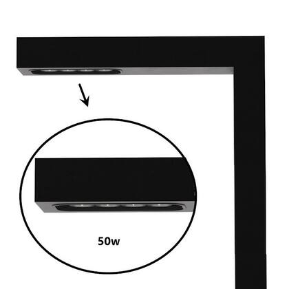 Imagem de Poste Luminária Pública Rua Praça Alumínio LED 50W 220v 2mt