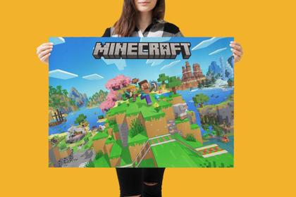 Imagem de Pôster Decorativo - Minecraft - Sem dobras