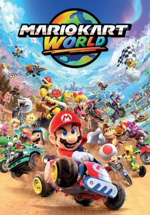 Imagem de Pôster Gigante Mario Kart World - Posterzine Super N