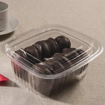 Imagem de Pote 1000ml pet retangular com tampa articulada - ga 94