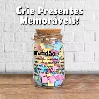 Imagem de Pote 500ml Hermético Vidro Com Tampa De Rolha Para Armazenar Temperos, Biscoitos Ou Usar Em Projetos De Artesanato