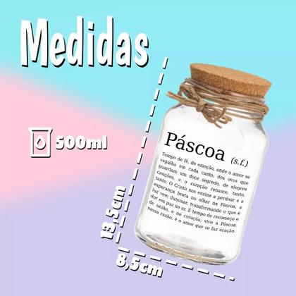 Imagem de Pote 500ml Hermético Vidro Com Tampa De Rolha Para Armazenar Temperos, Biscoitos Ou Usar Em Projetos De Artesanato