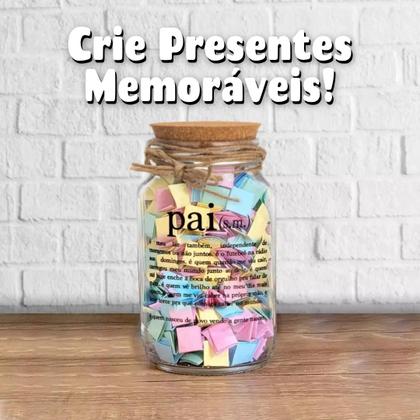 Imagem de Pote 500ml Hermético Vidro Com Tampa De Rolha Para Armazenar Temperos, Biscoitos Ou Usar Em Projetos De Artesanato