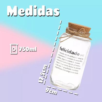 Imagem de Pote 750ml Hermético Vidro Com Tampa De Rolha Para Armazenar Temperos, Biscoitos Ou Usar Em Projetos De Artesanato