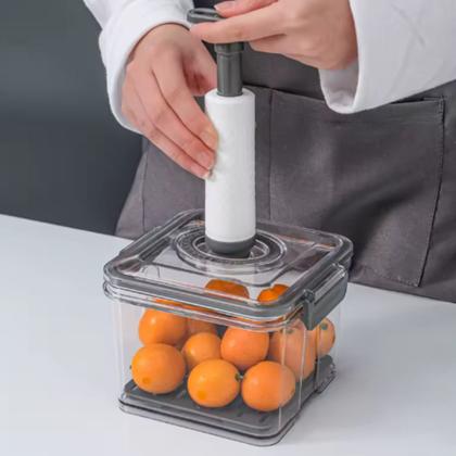 Imagem de Pote a Vácuo 1,5L Kit 3 Tampa Hermética Conservação