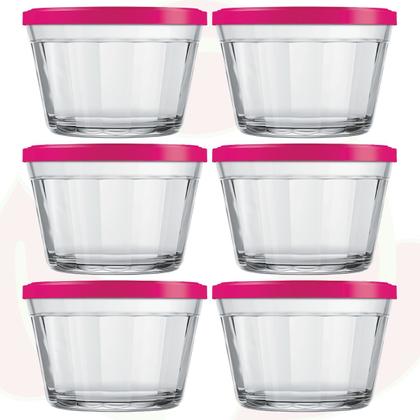 Imagem de Pote Americano Vidro Clássico Papinha c/ Tampa Sortida 6UNI