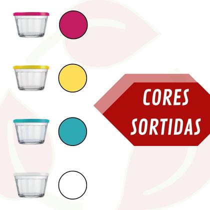 Imagem de Pote Americano Vidro Clássico Papinha c/ Tampa Sortida 6UNI