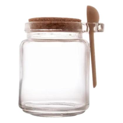 Imagem de Pote avulso lyor com colher e tampa rolha 240 ml  1902 vidro