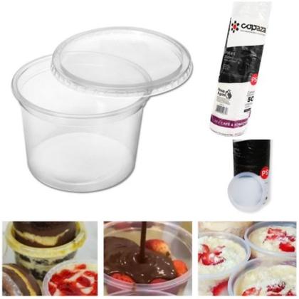 Imagem de Pote c/tampa 200 ml - Copaza - café, sobremesa, potes (261)