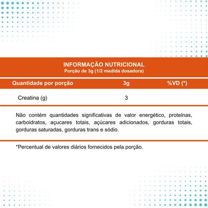 Imagem de Pote Creathinex Monohydrate 300g Creatina Monohidratada Pré Treino Força Ganho de Massa Muscular Pó