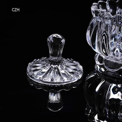 Imagem de Pote de Cristal Luxo Eco Lavy Para Objetos ou Cereais 12x9cm