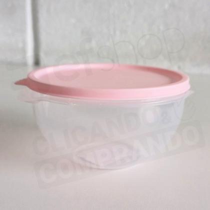 Imagem de Pote de Plástico Hermético 500ml Marmita C/ Tampa Bowl Redondo Tijela Vasilha Alimentos